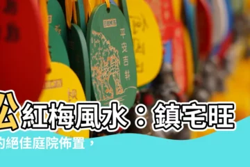 【松紅梅風水】松紅梅風水：鎮宅旺財的絕佳庭院佈置，提升家庭運勢