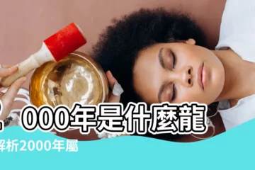 【2000是什麼龍】2000年是什麼龍？解析2000年屬龍五行屬性！