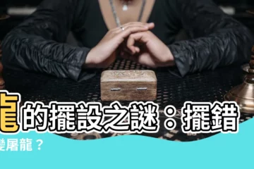 【龍的擺設】龍的擺設之謎：擺錯位變屠龍？