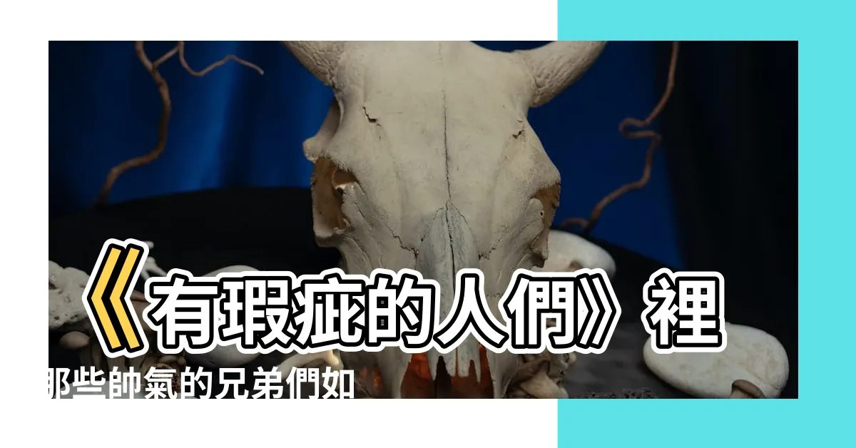 【有暇的人們】《有瑕疵的人們》裡那些帥氣的兄弟們如何引發大麻煩？