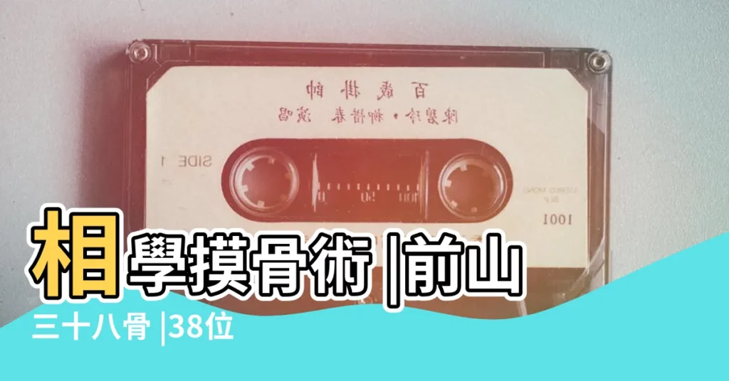 相學摸骨術 |前山三十八骨 |38位娛樂明星面相吉凶全解析 |【38骨面相圖片】
