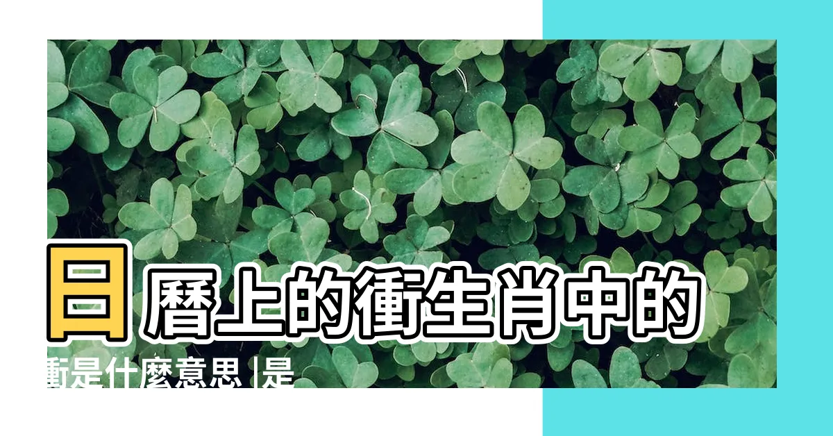 【日沖意思】日曆上的衝生肖中的衝是什麼意思 |是日衝煞是什麼意思 |歲煞北馬日衝 |