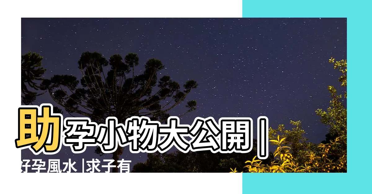 【求子小物】助孕小物大公開 |好孕風水 |求子有法寶 |