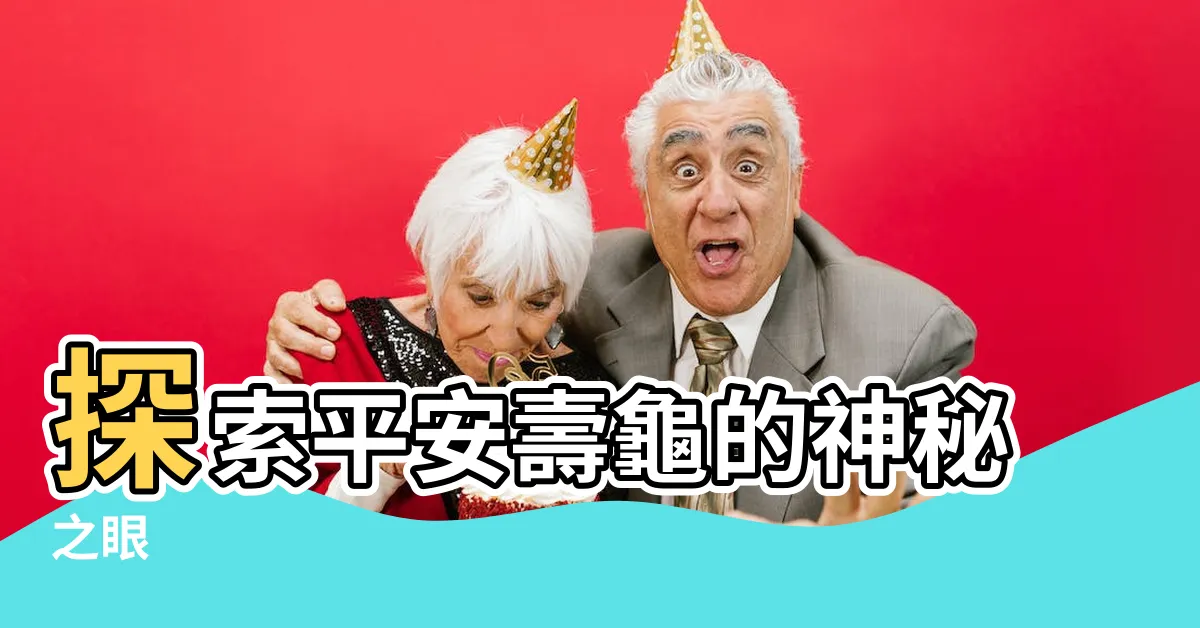 【平安壽龜】探索平安壽龜的神秘之眼