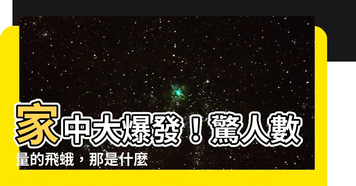 【家裡蛾很多】家中大爆發！驚人數量的飛蛾，那是什麼凶兆？