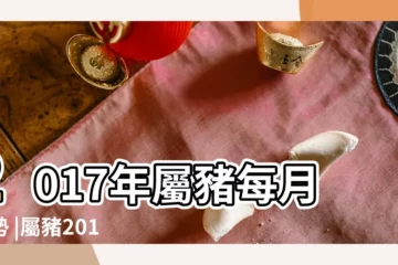 【71女豬2017每月運程】2017年屬豬每月運勢 |屬豬2017年運勢及運程 |第一運程 |