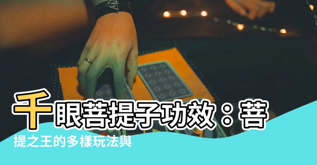 【千眼菩提子功效】千眼菩提子功效：菩提之王的多樣玩法與護佑