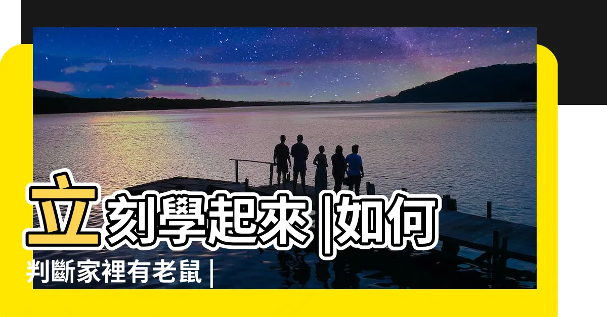 【家裡跑進老鼠】立刻學起來 |如何判斷家裡有老鼠 |常見問答 |