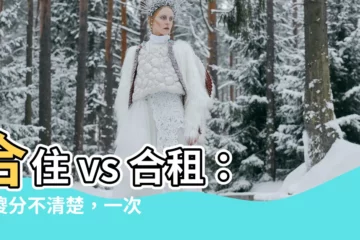 【合住】合住 vs 合租:傻傻分不清楚,一次搞懂兩者差異