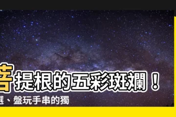 【菩提根顏色】菩提根的五彩斑斕！挑選、盤玩手串的獨家秘笈