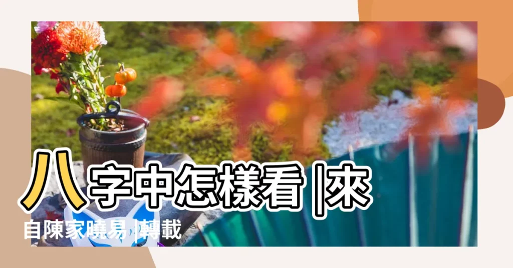 八字中怎樣看 |來自陳家曉易 |轉載文章 |【八字看仙佛】