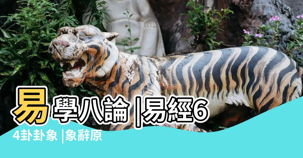 【卦爻辭】易學八論 |易經64卦卦象 |象辭原文完整版 |