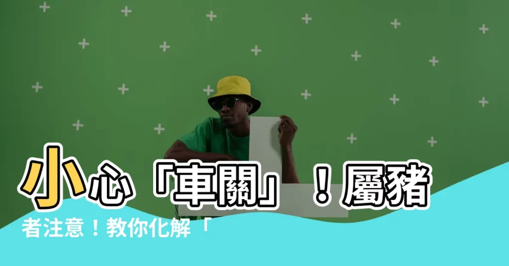 【有車關怎麼化解】小心「車關」！屬豬者注意！教你化解「車關」