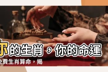 【生肖算命】你的生肖，你的命運！免費生肖算命，揭開你的命理之謎