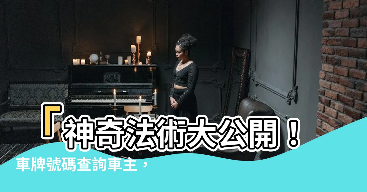 【車牌號碼查詢車主】「神奇法術大公開！車牌號碼查詢車主，瞬間抓出對方！」