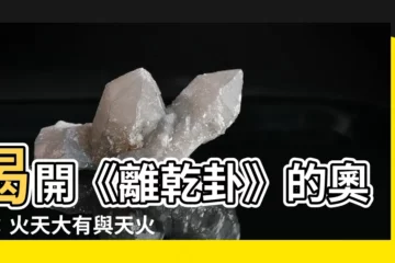 【離乾卦】揭開《離乾卦》的奧秘：火天大有與天火同人之精華融合