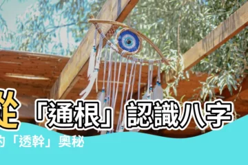 【通根】從「通根」認識八字中的「透幹」奧秘