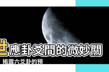 【世應】世應卦爻間的微妙關係，揭露六爻卦的預測核心
