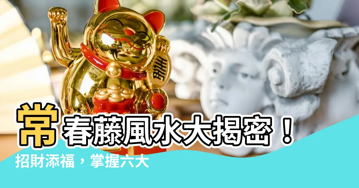 【常春藤 風水】常春藤風水大揭密！招財添福，掌握六大財運必勝秘訣！