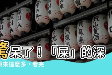 【屎 意味】驚呆了！「屎」的深意原來這麼多，看完笑到飆屎！