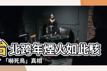 【嚇死鳥】台北跨年煙火如此駭人？「嚇死鳥」真相大解析