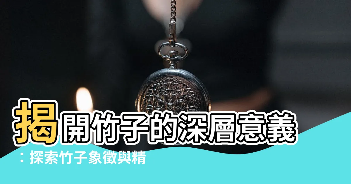 【竹子的意思】揭開竹子的深層意義：探索竹子象徵與精神的奧秘