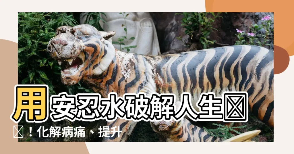 【安引水】用安忍水破解人生難題！化解病痛、提升運勢的秘訣