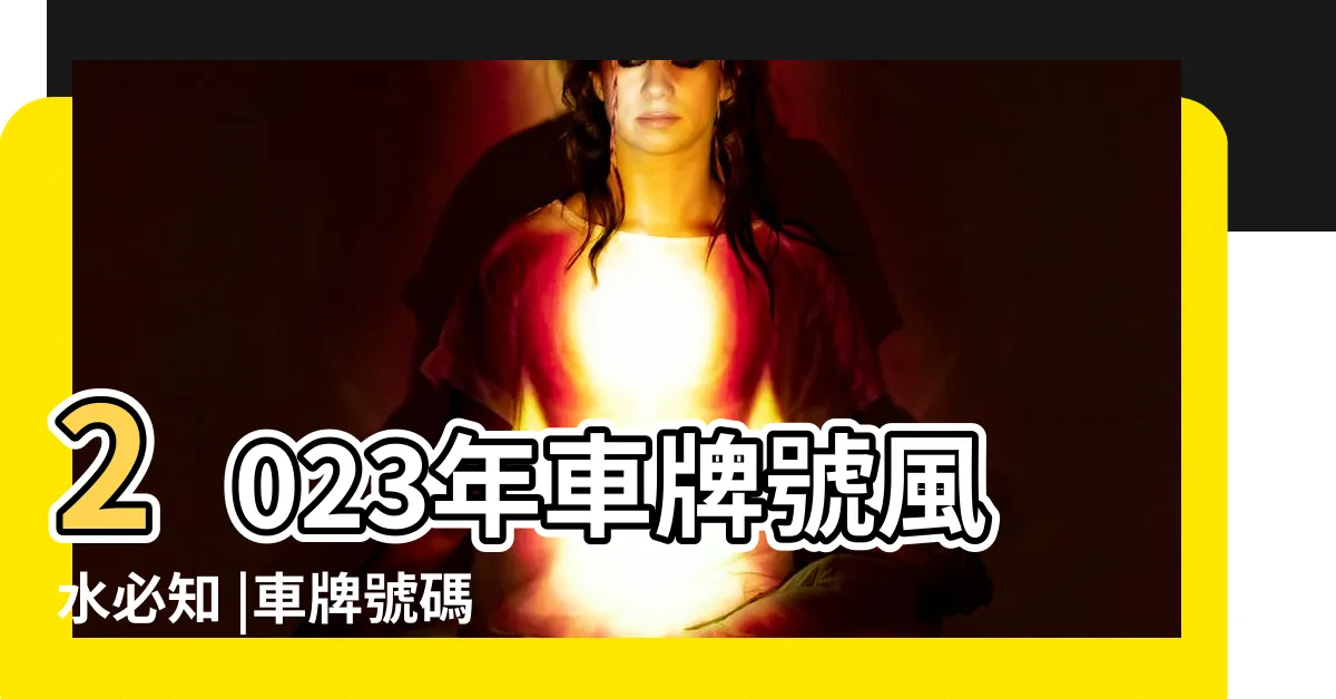 【2023 車牌吉凶】2023年車牌號風水必知 |車牌號碼2023吉凶測試 |如何知道你的車牌號的吉凶 |