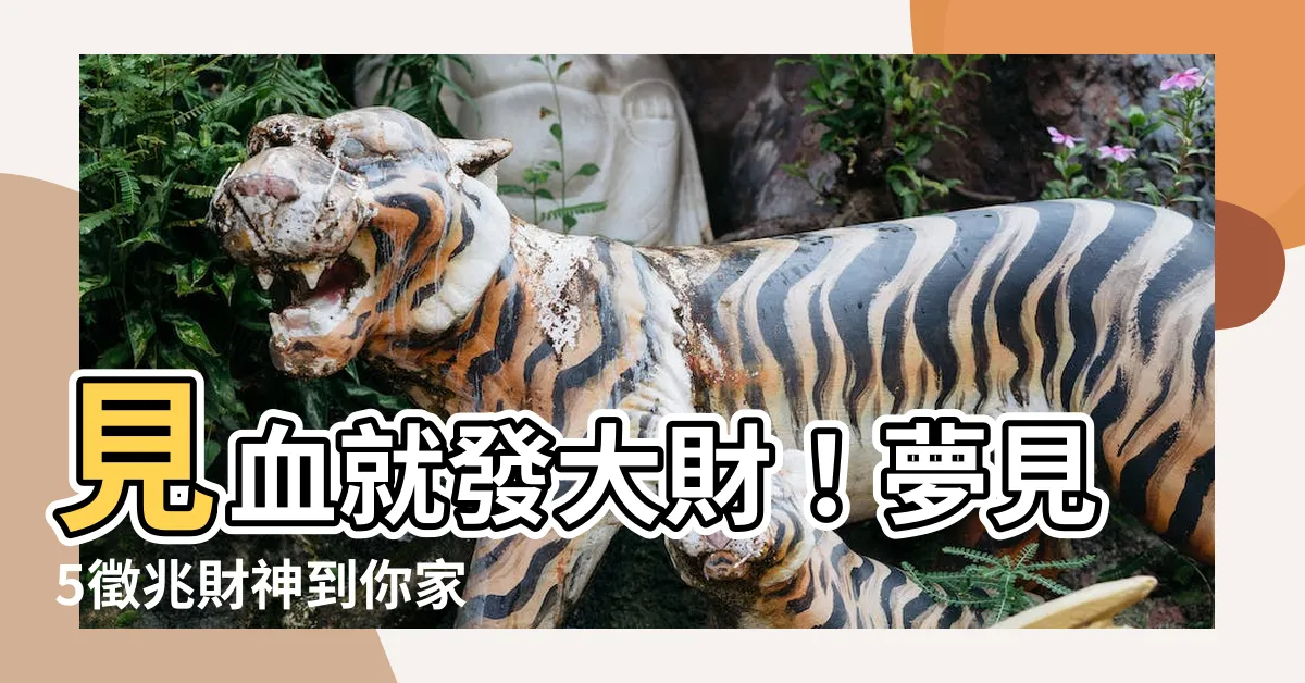【見血發財】見血就發大財！夢見5徵兆財神到你家