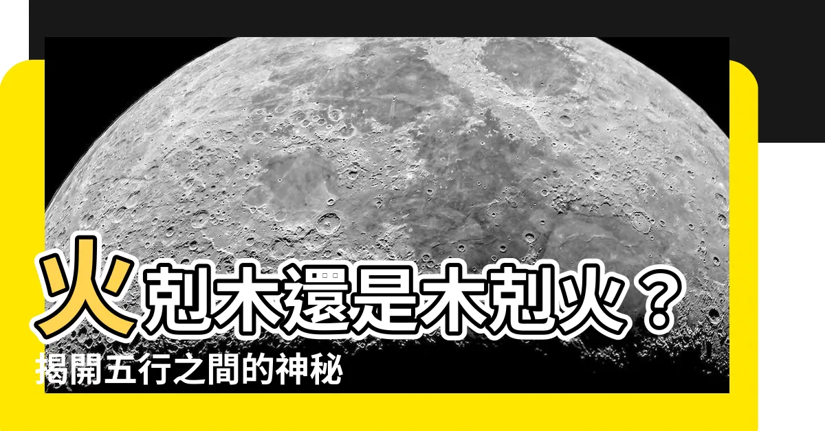 【火木】火剋木還是木剋火？揭開五行之間的神秘關係！