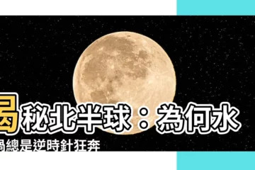 【北半球 漩渦方向】揭秘北半球：為何水漩渦總是逆時針狂奔？