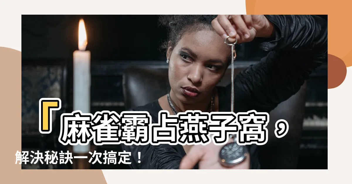 【麻雀佔燕子巢】「麻雀霸佔燕子窩，解決秘訣一次搞定！」