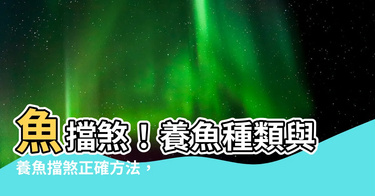 【魚擋煞】魚擋煞！養魚種類與養魚擋煞正確方法，招財化煞一次搞定