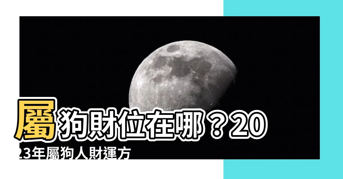 【屬狗財位】屬狗財位在哪？2023年屬狗人財運方位大解析！