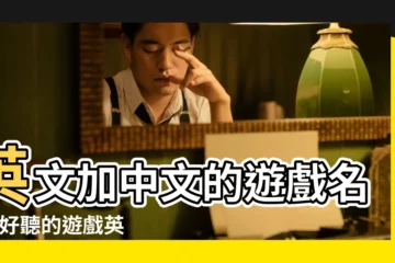 【四人遊戲有什麼名字英文網名大全】英文加中文的遊戲名字 |好聽的遊戲英文網名 |精選100個 |