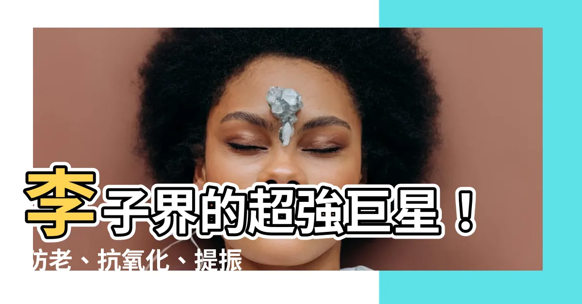 【李子】李子界的超強巨星！防老、抗氧化、提振免疫一次全包！
