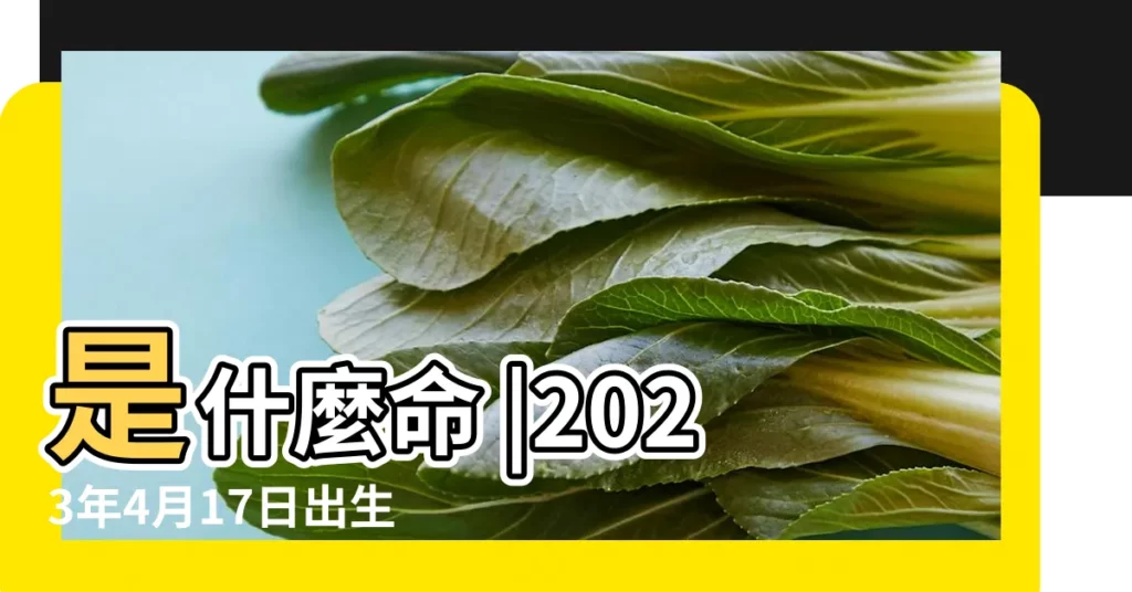 是什麼命 |2023年4月17日出生的人命好嗎 |2018年4月17日出生的人命好嗎 |【陰曆4月17出生的人好不好】