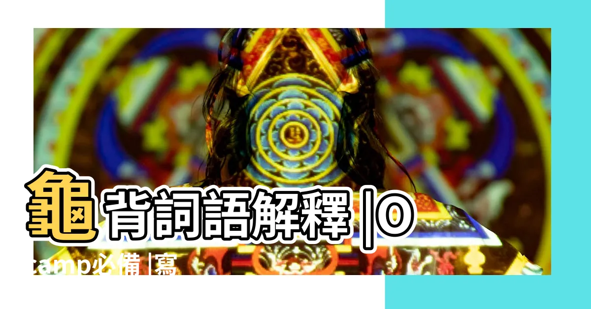 【龜背 意思】龜背詞語解釋 |Ocamp必備 |寫龜背紙的百搭例句和技巧保證不會詞窮 |