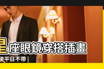 【十二星座代表的眼鏡】星座眼鏡穿搭插畫 |即使平日不帶 |12星座各自適合的眼鏡 |