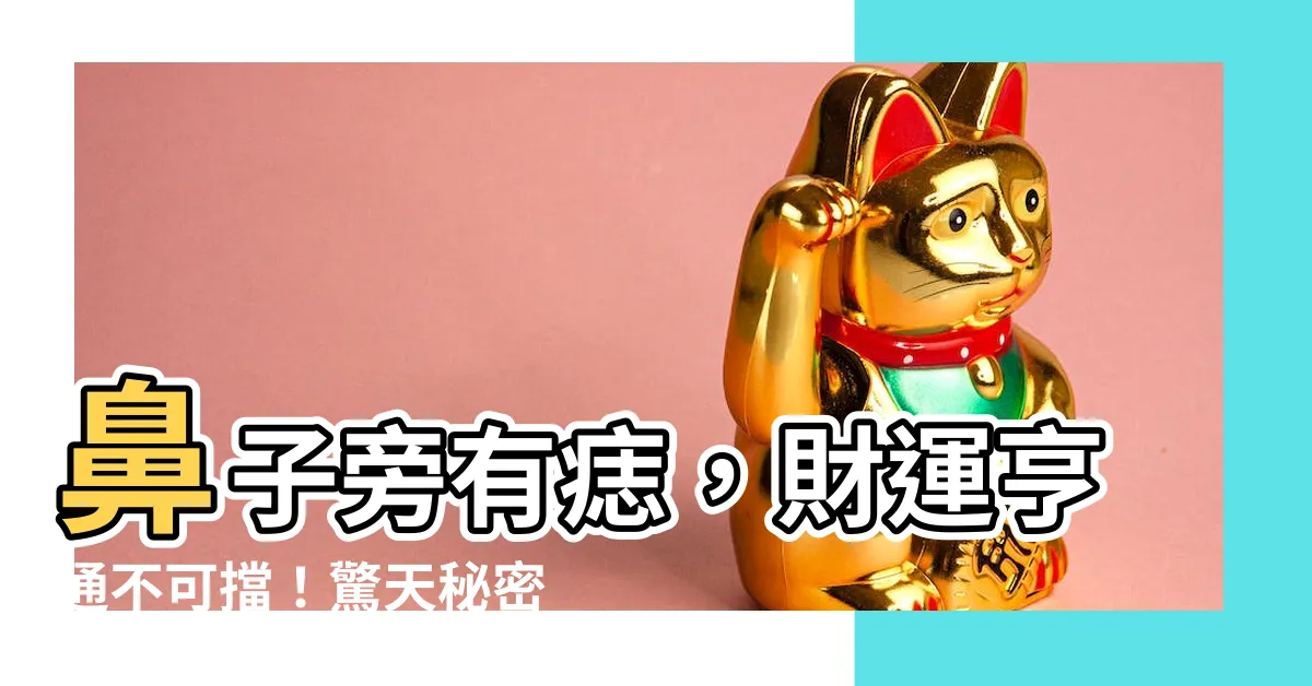 【鼻子旁有痣】鼻子旁有痣，財運亨通不可擋！驚天秘密曝光！