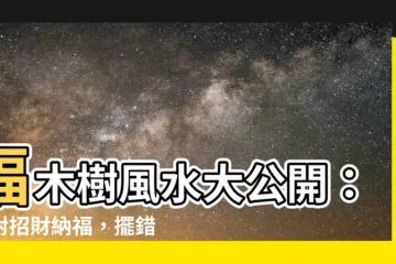【福木樹風水】福木樹風水大公開：擺對招財納福，擺錯恐招陰！