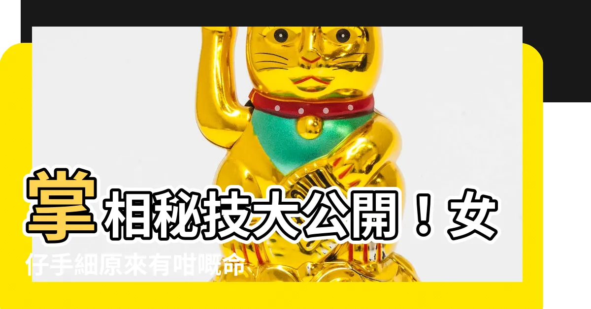【女仔手細】掌相秘技大公開！女仔手細原來有咁嘅命運？！