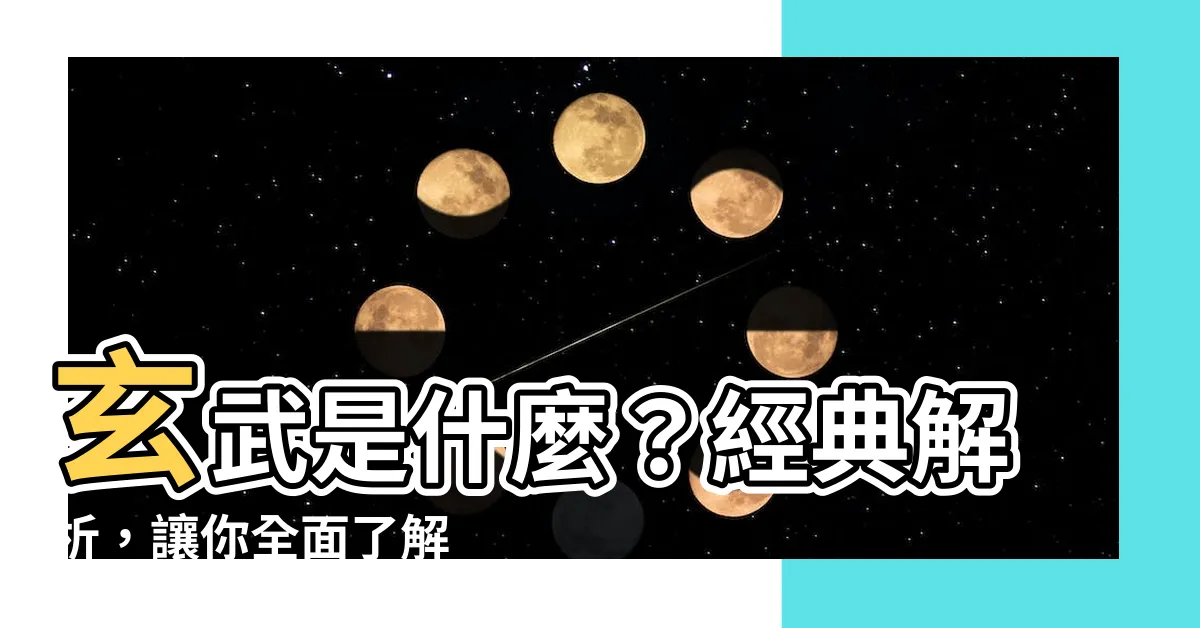 【玄武是什麼】玄武是什麼？經典解析，讓你全面瞭解