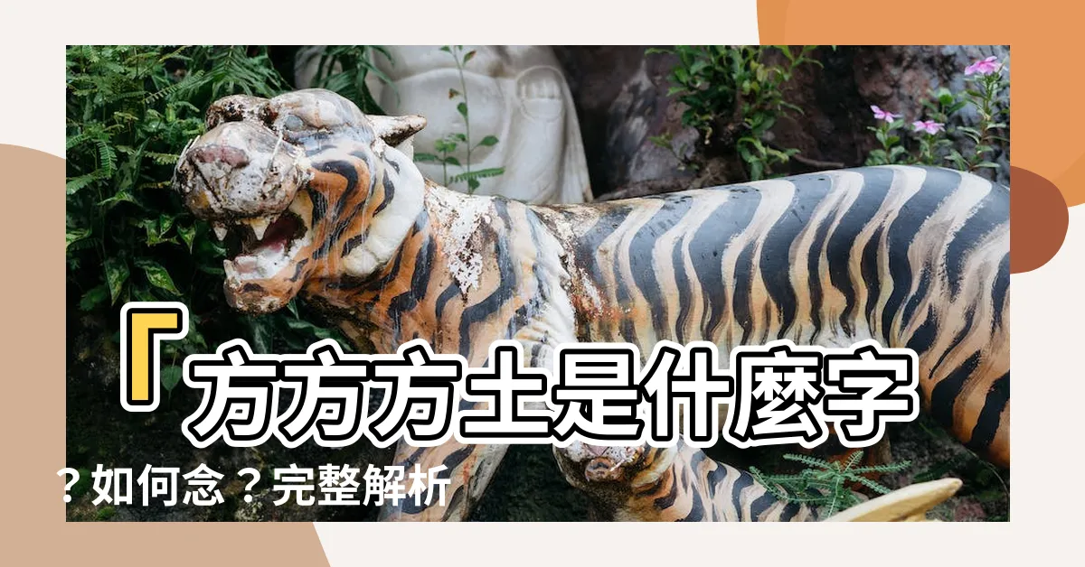 【方方方土】「方方方土是什麼字？如何念？完整解析在此！」