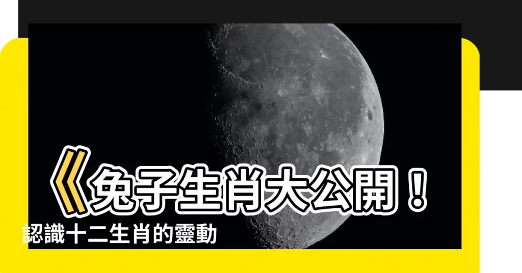 【兔子 生肖】《兔子生肖大公開！認識十二生肖的靈動跳躍者》