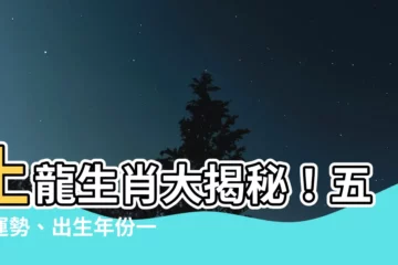 【土龍生肖】土龍生肖大揭秘！五行運勢、出生年份一覽