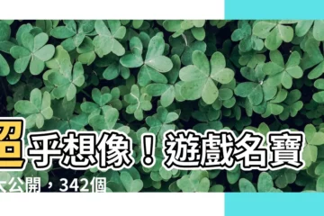 【遊戲 名】超乎想像！遊戲名寶庫大公開，342個超好聽文藝遊戲名等你取