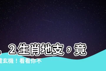 【12生肖地支】12 生肖地支，竟暗藏玄機！看看你不知道的兵法奧秘！