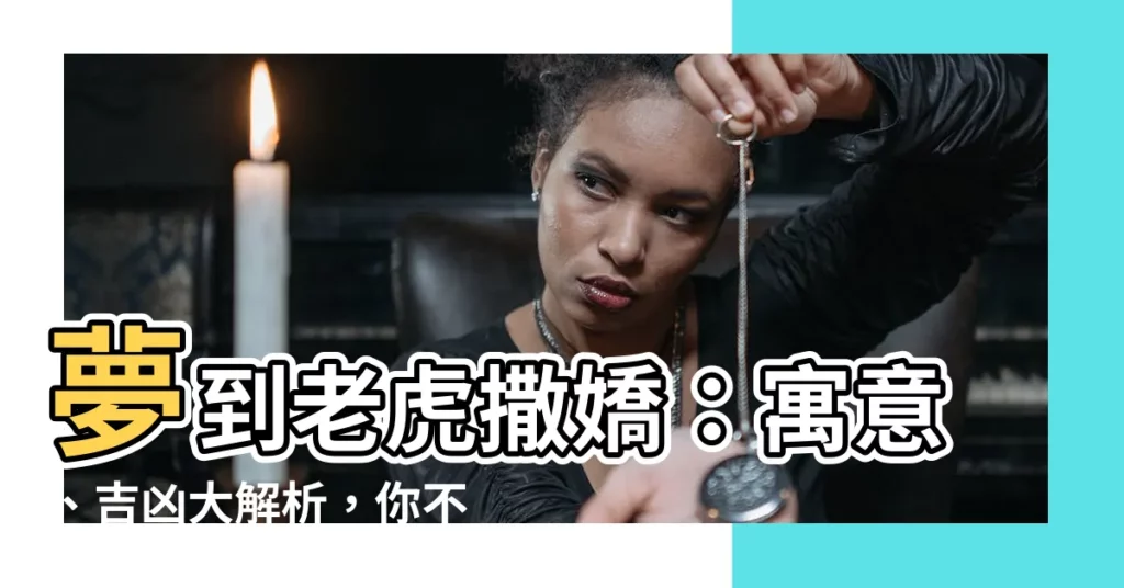 【夢到老虎撒嬌】夢到老虎撒嬌：寓意、吉凶大解析，你不可不知！