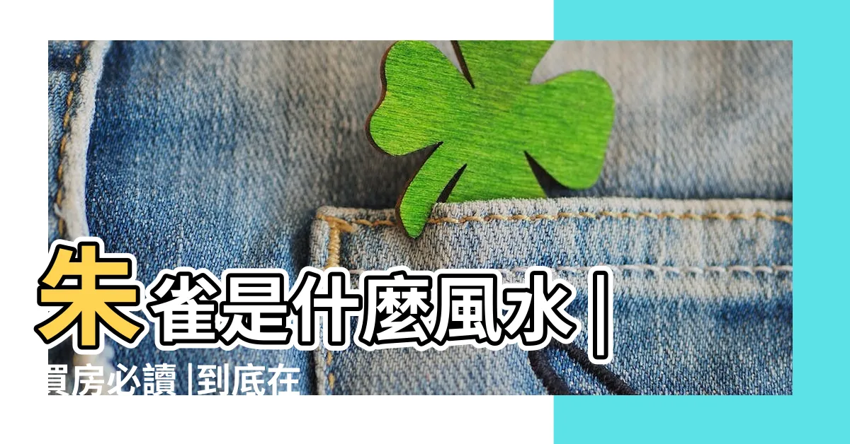 【朱雀 風水】朱雀是什麼風水 |買房必讀 |到底在哪裡 |